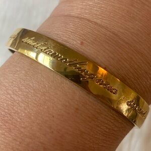 Kate Spade NY Inspirational Bangle Bracelet New Years Resolutions Travel‎
